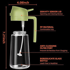 2 in 1 Glass Oil Sprayer & Dispenser