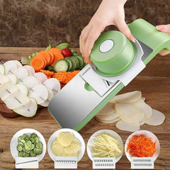 5 in 1 Vegetable Cutter cutter | Vegetable Cutter (random Color)