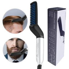2 in 1 Heated Hair Straightener Comb