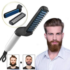 2 in 1 Heated Hair Straightener Comb